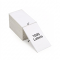 Fanfold thermal shipping labels