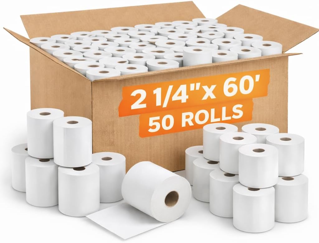 Premium Thermal Paper Rolls for Credit Card Machine